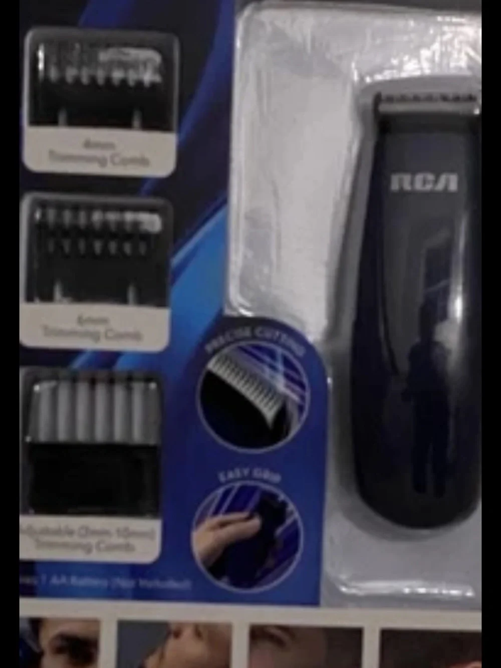 RCA • Pro Grooming System • Touch Up Trimmer  With Stainless Steel Blades• New